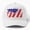 White, variant on American Power Baseball Hat, USA Strength Statement Graphic Design, Classic Everyday Cap