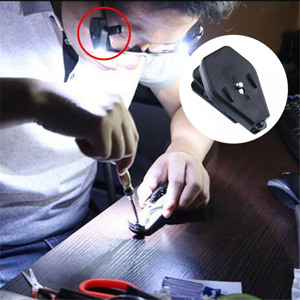 led eyeglass clip