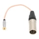thumbnail image 2 of Cable adaptador de auriculares balanceado XLR de 4 pines a conector hembra de 2,5 mm, 5,9 pulgadas de largo, 2 of 8
