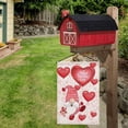 thumbnail image 2 of Rdsfhsp Valentine's Day Flag, 12x18 Inch Valentine's Heart Garden Flag Double Sided Valentine Yard Flags for Holiday Home Outside Decoration, 2 of 5