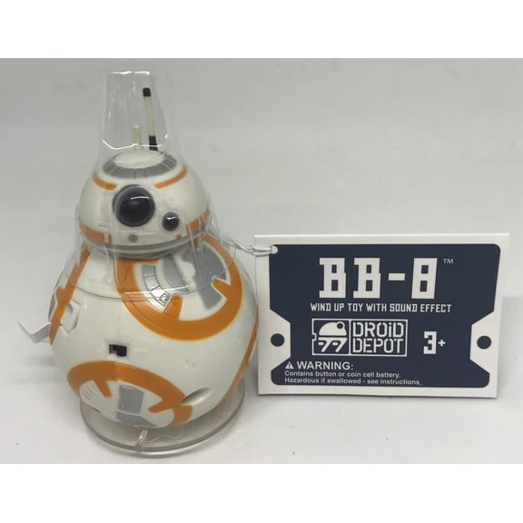 Disney Parks Star Wars Galaxy Edge Droid Depot BB-8 Wind Up Toy Sound New w Tag