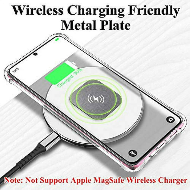 eSamcore Wireless Charging Compatible Phone Metal Plate, Phone Magnet  Sticker for Magnetic Car Phone Mount Holder & Cradle & Stand for [Vent]  [CD]