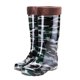 thumbnail image 1 of Sonducket Botas de lluvia, zapatos calentadores de muslo de plástico, chanclos de plana, cómodos y puros, diarios, informales, para Accesorios de calzado Camuflaje Algodón> 43, 1 of 6