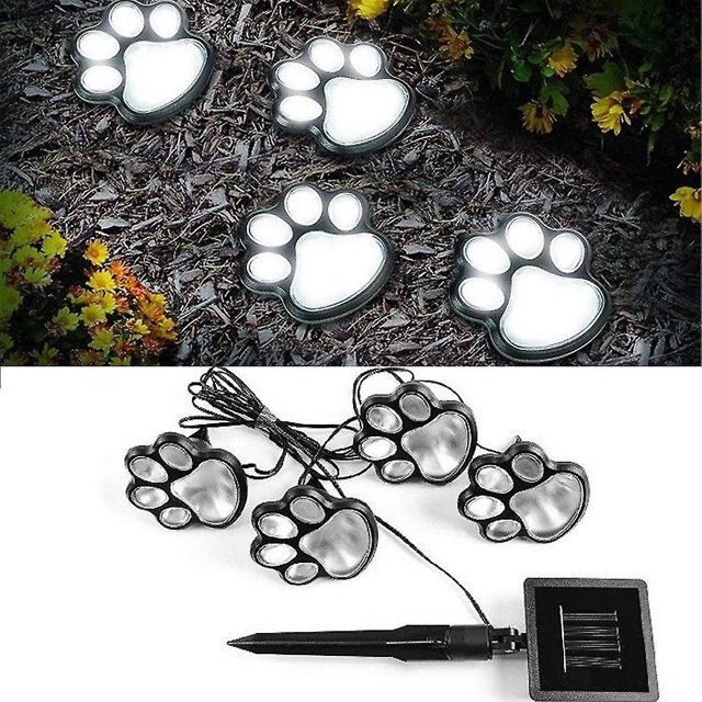 Luces LED solares (paquete de 4) Luces de jardín Lámpara de pata Compatible con Pathway Lawn Yard Walkway Outdoor D XianweiShao 1327534411584