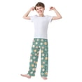 thumbnail image 3 of Wobogo Adorable Baseballs Long Pajama Pants Bottoms Soft Sleepwear with Pockets, 3 of 9