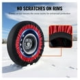 thumbnail image 5 of Snow Socks for Tires 2-Pack - Extra Large Snow Traction Tire Cover - Winter Tire Chains Alternative - 3D Anti-Slip Grip - Vehicle Emergency Snow Gear, 5 of 7