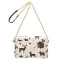 thumbnail image 2 of FORMRS Women Crossbody Purse with Chain Strap Vegan Leather Shoulder Handbag, Christmas Forest, 2 of 7