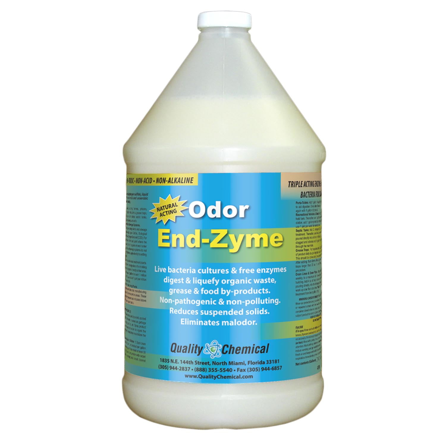 Odor EndZyme BioStain & Odor Remover, Cleaner, Deodorizer 1 gallon