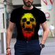 thumbnail image 4 of Hombre Unisex Diario Camiseta 3D Estampado Gráfico Estampados Animal Estampado Manga Larga Tops Casual Bloue Pompotops oipoqjl4744, 4 of 9