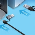 thumbnail image 4 of ziyahi 5 in 1 USB A/C Hub Multifunctional Connecting Accessory Data Transferring Device Converter Adapter Docking Station Equipment, 4 of 5