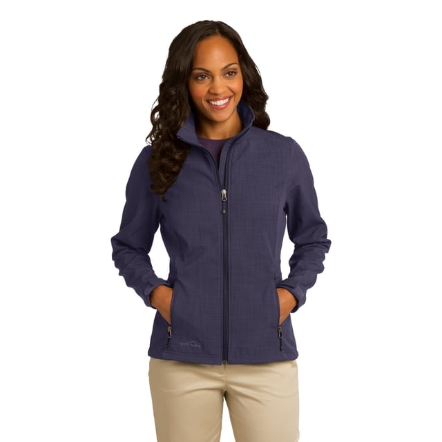 Eddie Bauer Shaded Crosshatch Soft Shell Jacket (EB533) Púrpura, 4XL eddie bauer 763713