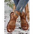 thumbnail image 5 of Women's Large Size Slip-on Comfortable & Lightweight Casual Flat Sandals For Spring/summer Outfit, 5 of 5