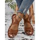 thumbnail image 5 of Women's Large Size Slip-on Comfortable & Lightweight Casual Flat Sandals For Spring/summer Outfit, 5 of 5