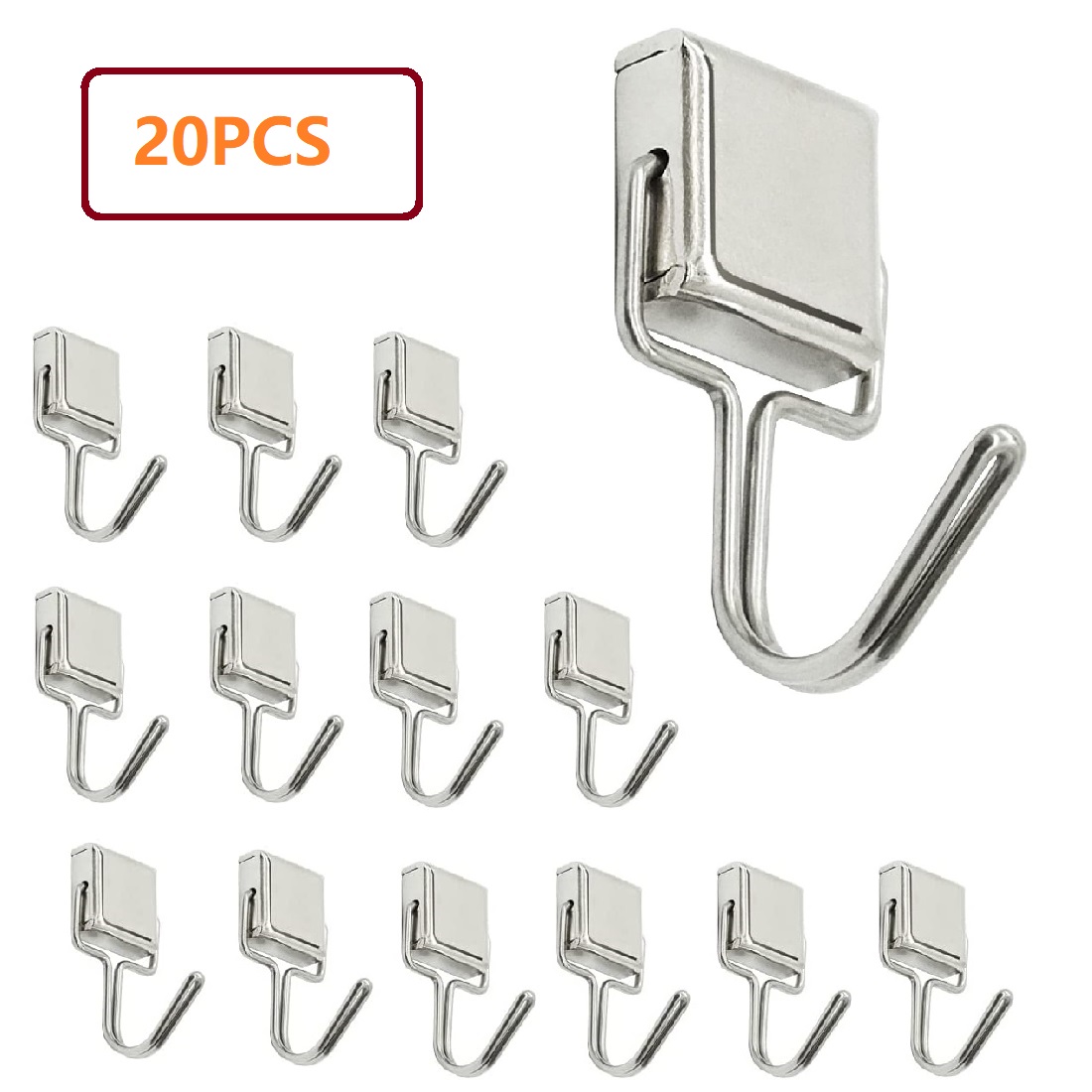 Daupanzees 20 Pack Mini Hooks, Super Strong Hooks for