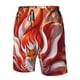 thumbnail image 4 of Balery Red Sun Flame Fox Traje de Baño Estilo Hawaiano para Hombre, Shorts de Secado Rápido con Bolsillos-Medium, 4 of 6