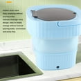 thumbnail image 4 of Portable Washing Machine, 6L Capacity Foldable Mini Washing Machine, Laundry Machine with Dehydrator, Rechargeable Collapsible Bucket, Small Space for Underwear or Baby Clothes, 4 of 8