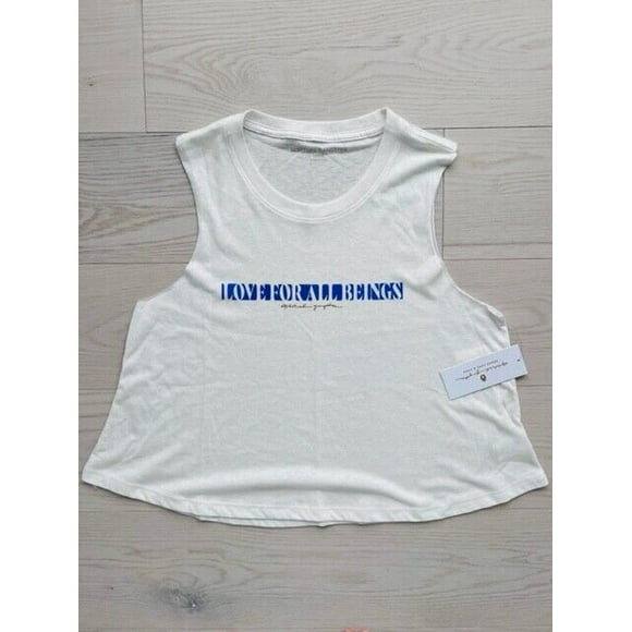 Spiritual Gangster " Love for All Beings " Crop Tank ( L )