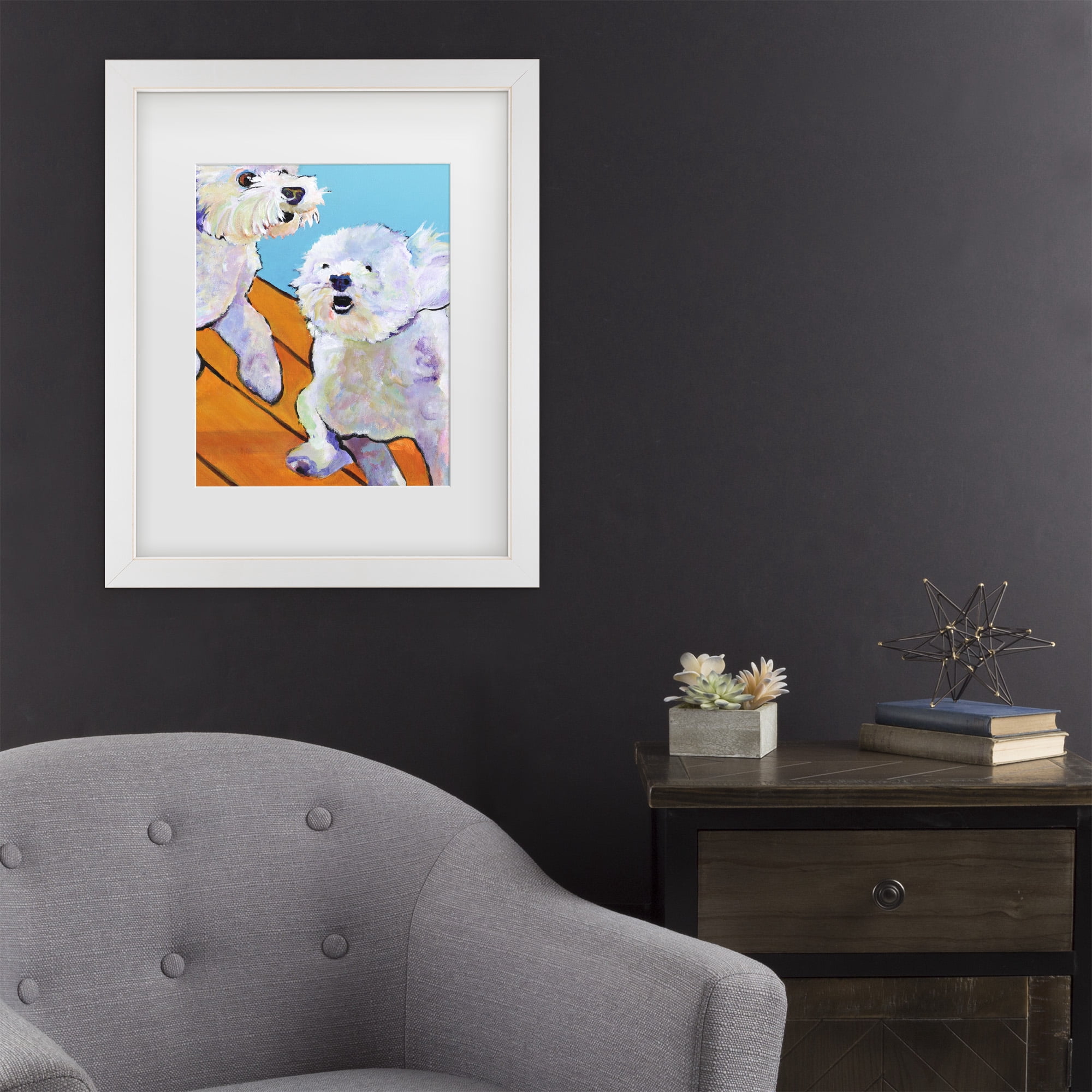 Trademark Fine Art 'Catch Me' Canvas Art by Pat Saunders-White