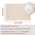 thumbnail image 2 of 15 Pack Unfinished Wood Sheets, for House Aircraft Ship Boat Arts, 2 of 5