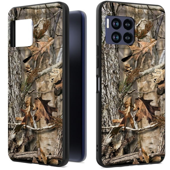 CoverON Design For Tmobile T-Mobile Revvl 7 Pro 5G Phone Case, Flexible Rubber Slim TPU Cover, Fall Camouflage