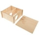 thumbnail image 4 of BRIGHTFUFU Hamster Hamster Hamster Hamster Casa Casa de Guinea Casa Pequeña mascota Nido para interiores, 4 of 8