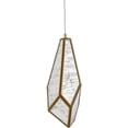 thumbnail image 5 of Painted Silver Antique Brass Glace 30-Light Multi-Drop Pendant, 5 of 6