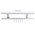 thumbnail image 4 of Knife Holder Double Bar Rack With Hooks, Keep Knives And Utensils Conveniently Within Reach, Space Saving Design, 4 of 8