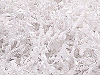 Heavy Duty WHITE Gift Basket Shred Crinkle Paper Grass Filler Bedding 