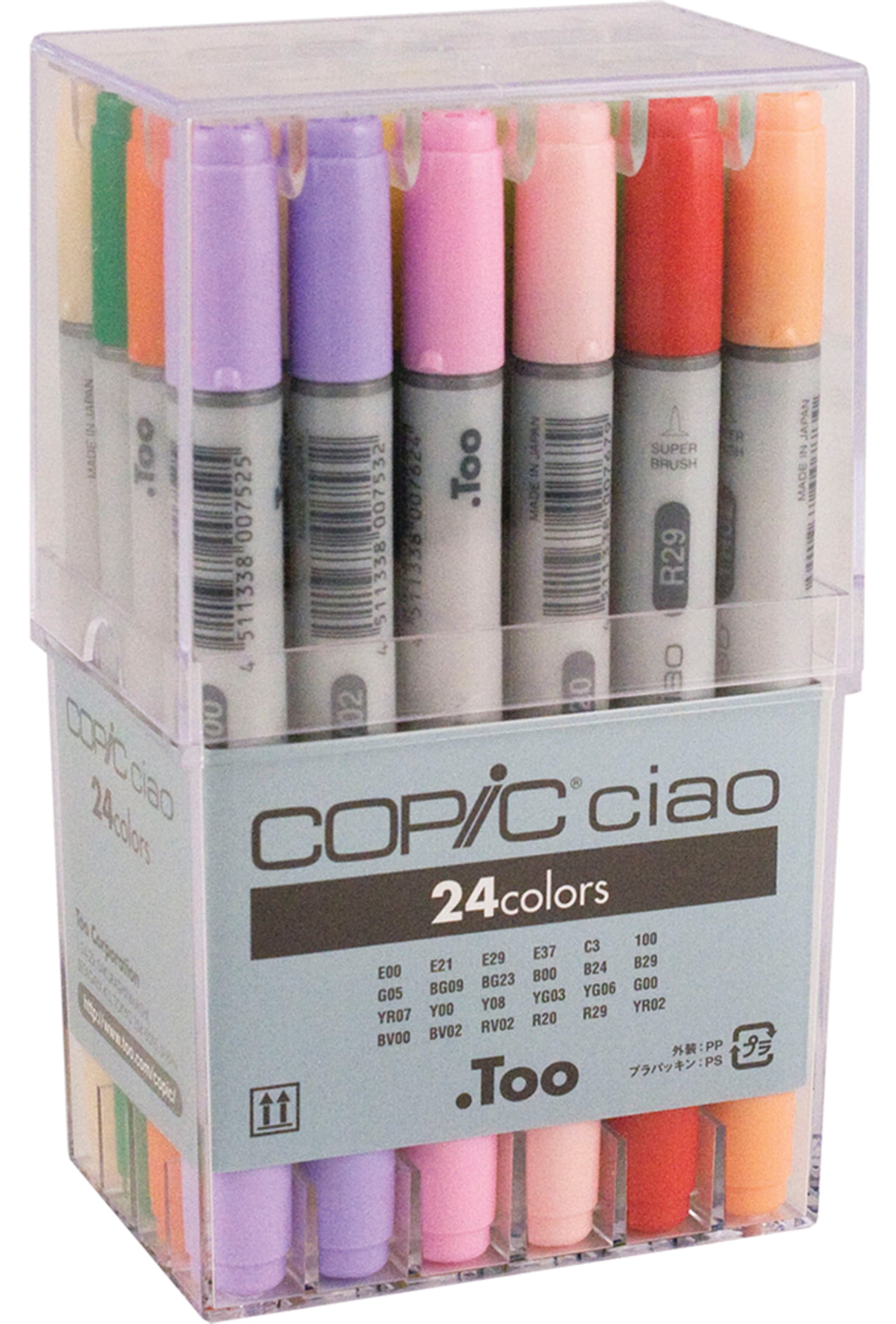 Copic Markers and the difference between Sketch, Ciao and Original (Classic)  - YouTube