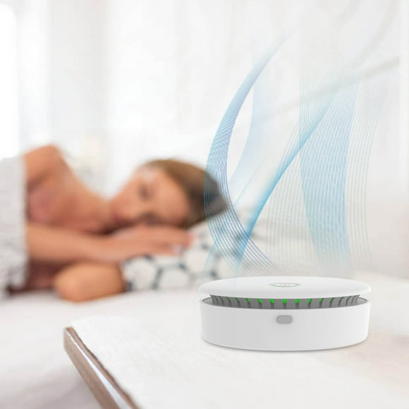 Wmhnj Purificador de aire porttil USB para coche, armario, zapatero, refrigerador, zonas de mascotas, 5 V, 1 W, eliminador de olores con funcionamiento silencioso.