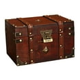 thumbnail image 2 of Storage Trunk with Lock Composite Board Bedroom Living Room Treasure Chest Collection Cabinet, 2 of 6