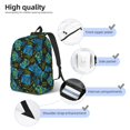 thumbnail image 4 of Bixox Play Game Printing Canvas Backpack Lightweight Casual Travel Backpack School Backpack Fits 15.6 Inch Notebook, 4 of 5