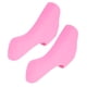 thumbnail image 4 of 1 par de fundas protectoras de silicona para manillar de bicicleta, empuñaduras cómodas para accesorios de ciclismo de bicicleta de carretera, color rosa, 4 of 10