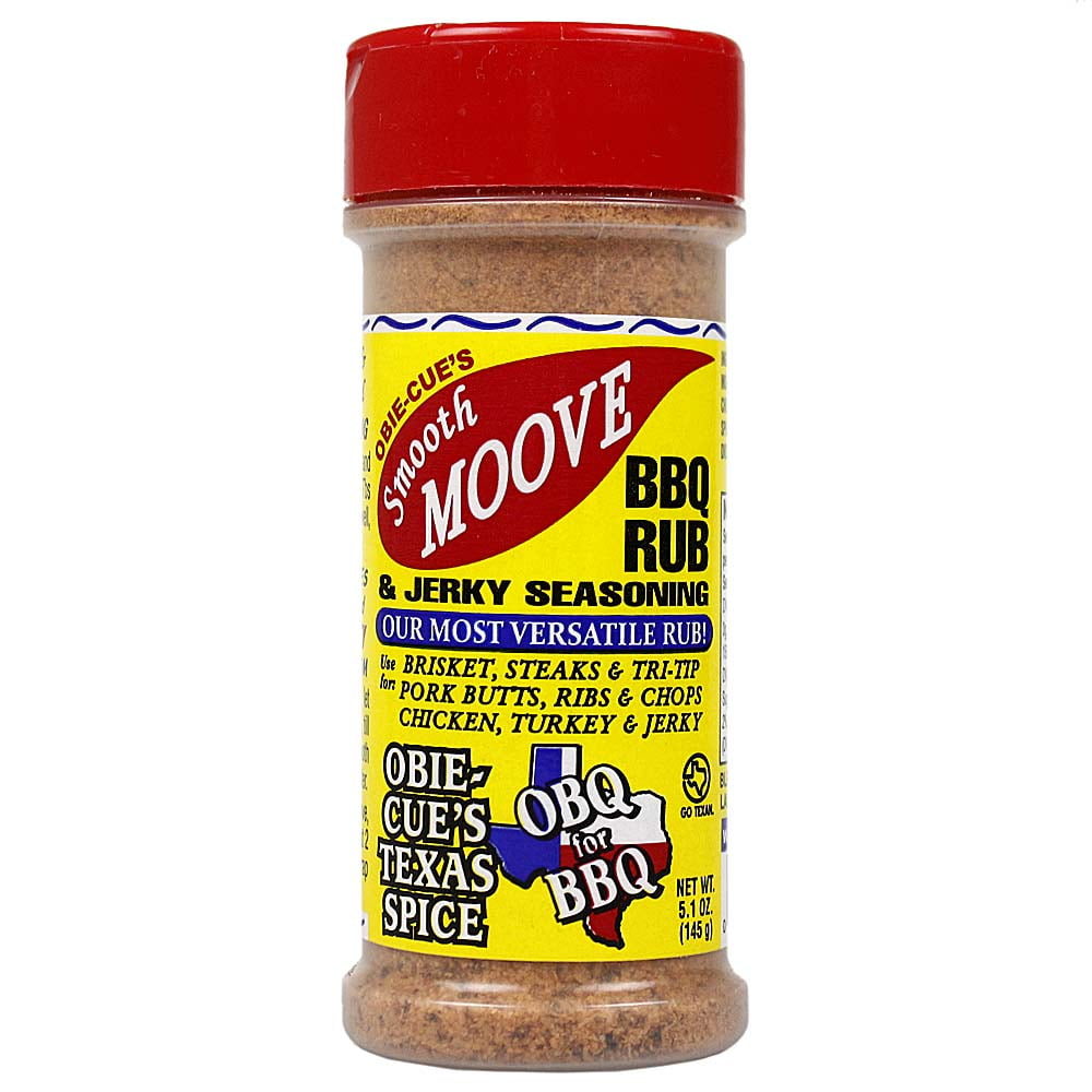 Obie Cue's Smooth Moove BBQ Rub and Jerky Seasoning All Purpose Blend 5