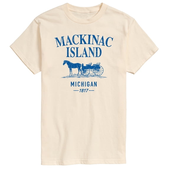 Instant Message - Mackinac Island - Men's Short Sleeve Graphic T-Shirt