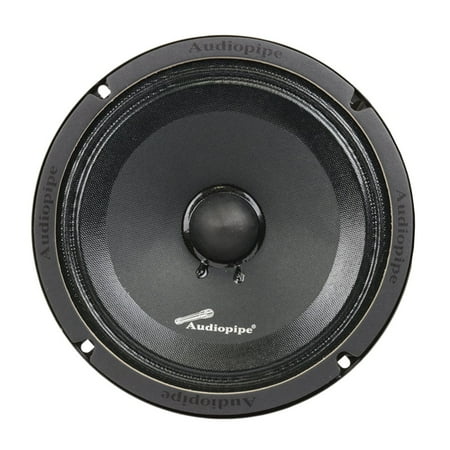 - Audiopipe APMB-8SB-C 8 Inch 250 Watt Low Mid Frequency Midwoofer Car Loudspeaker