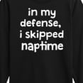 thumbnail image 3 of Instant Message - I Skipped Naptime - Toddler & Youth Long Sleeve Graphic T-Shirt, 3 of 6