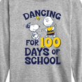 thumbnail image 3 of Peanuts - Dancing For 100 Days Of School - Toddler & Youth Long Sleeve Graphic T-Shirt, 3 of 6