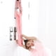 thumbnail image 2 of Advancent Correa amplia de la extensión de la hamaca de la yoga del peso ligero y portátil del oscilación de la hamaca de la yoga del Accesorios para máquinas de ejercicios rosa, 2 of 6