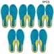 thumbnail image 2 of Plantillas de masaje suaves y cómodas zapatos acolchados plantilla cojín de inserción para zapatillas para hombres azul ANGGREK Otros, 2 of 8