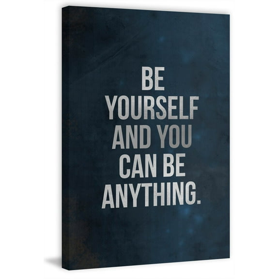 You Can Be Anything Painting Print on Wrapped Canvas