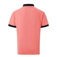 thumbnail image 4 of YDLCAFD Men's Shirt Button Up Turn Down Lapel Solid Color Short Sleeve Sports Shirt, 4 of 9