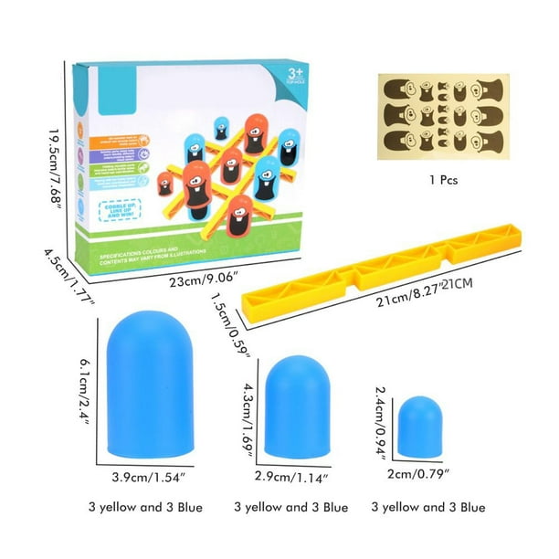 Tablero de ajedrez XO, 1 juego de juego interactivo apilado para padres e hijos, regalo educativo multifuncional