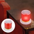 thumbnail image 2 of MasteelfCA 1pc Solar Warning Light Solar Light Signal Light Strobe Barricade Lamp (Flange Base Type, Red), 2 of 7
