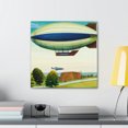thumbnail image 3 of Blimp in the Sky - Canvas, 3 of 10