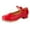 Red, variant on Krdevn Girls Tap Shoes Toddler Dance Shoes PU Leather Easy Strap,Toddler Girl Shoes,Boys Shoes,Size:11-11.5 Years