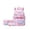 Pink, variant on Star Gradient Print Backpack 3 in 1 Set, Water Resistant Lightweight School Bookbag with Lunch Bag and Pencil Case for Elementary Students