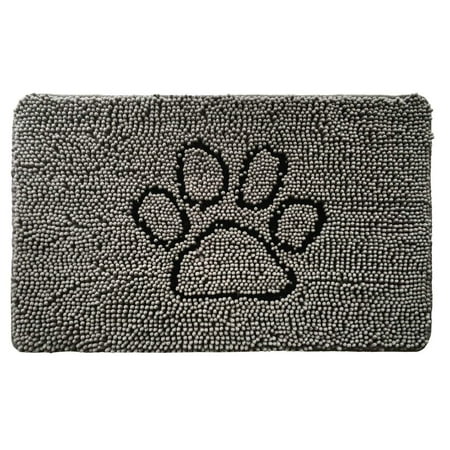 rug dog under mat chenille mats mud absorb crates shaggy paws dirt helps wash carpet dry pet extra soft machine