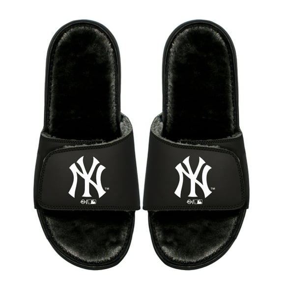 Youth ISlide  New York Yankees Logo Fur Slide Sandals