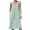 Mint Green, variant on Sngxgn Women Long Tank Tops Ankle Length Maxi Dress Bodycon Sleeveless Racerback(Purple,L)
